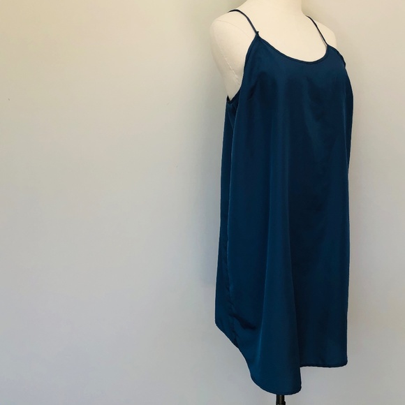 Pullover Slip Nightgown Lauren Conrad maternity Navy Blue Medium - Picture 5 of 8